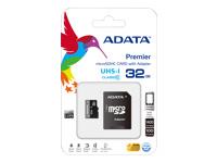 ADATA 32GB MicroSDHC UHS-I Class10 +SD adapter | AUSDH32GUICL10-RA1