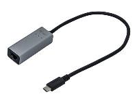I-TEC USB-C Metal Gigabit Ethernet Adapter 1x USB-C to RJ-45 LED compatible with Thunderbolt 3 | C31METALGLAN