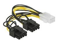 DELOCK PCI Express power cable 6>2x8 pin | 85452