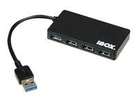 IBOX IUH3F56 HUB I-BOX USB 3.0 BLACK 4-P