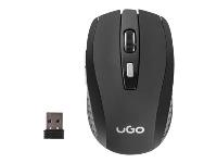 NATEC UMY-1076 UGO wireless Optic mouse MY-03 1800 DPI, Black