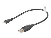LANBERG CA-USBM-10CC-0003-BK cable USB 2.0 micro AM-MBM5P 30cm black