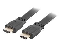 LANBERG CA-HDMI-21CU-0030-BK Lanberg cable HDMI M/M V2.0 3M Black Flat
