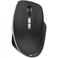 CANYON MW-21, 2.4 GHz  Wireless mouse ,with 7 buttons, DPI 800/1200/1600, Battery: AAA*2pcs,Black,72*117*41mm, 0.075kg | CNS-CMSW21B