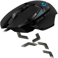 LOGITECH G502 Corded Gaming Mouse - HERO - BLACK - USB - EWR2 | 910-005471