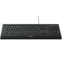 LOGITECH K280e Corded Keyboard - BLACK - USB - RUS - B2B | 920-005215