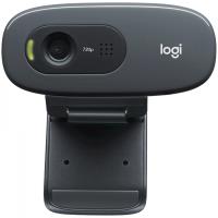 LOGITECH C270 HD Webcam - BLACK - USB | 960-001063