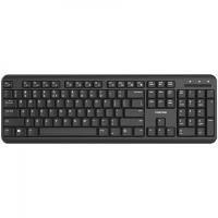 Wireless keyboard with Silent switches ,105 keys,black,Size 442*142*17.5mm,460g,RU layout | CNS-HKBW02-RU
