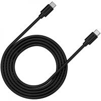 CANYON C-9, 100W, 20V/ 5A, typeC to Type C, 1.2M with Emark, Power wire :20AWG*4C,Signal wires :28AWG*4C,OD4.3mm +/- 0.2mm, PVC ,black | CNS-USBC9B
