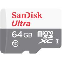 SanDisk Ultra microSDXC 64GB 100MB/s Class 10 UHS-I, EAN: 619659185077 | SDSQUNR-064G-GN3MN