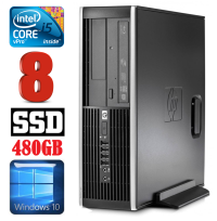 HP 8100 Elite SFF i5-650 8GB 480SSD DVD WIN10 | RW5298 | (Atnaujinta)