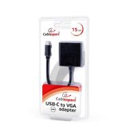I/O ADAPTER USB-C TO VGA/BLIST/AB-CM-VGAF-01 GEMBIRD