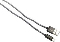 Platinet cable USB - microUSB 2m, black | 5907595433075