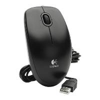 LOGITECH B100 optical Mouse black USB for Business OEM | 910-003357