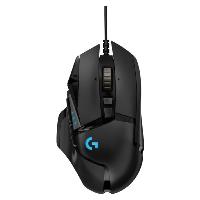 Logitech G502 HERO, wired gaming mouse, black | 910-005470