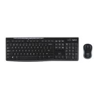 Logitech Keyboard MK270 black US/Int Layout | 920-004509